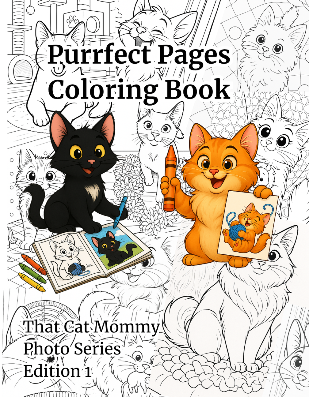 Purrfect Pages Coloring Book